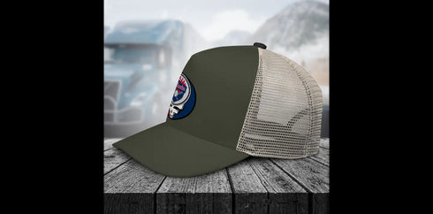 Grateful Dead - Atlanta Braves Stealie Grateful Dead Trucker Cap - StealieShop